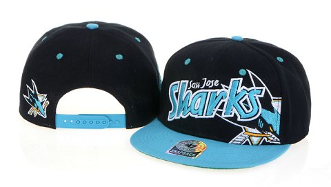San Jose Sharks NHL Snapback Hat 60D1